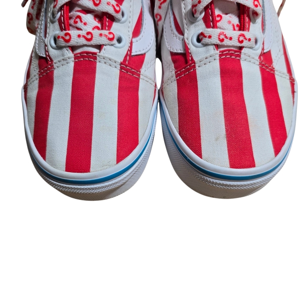 Vans Old Skool Where's Waldo Limited Edition Sneakers, Red/White, W Sz 7.5 M 6 - Picture 4 of 12